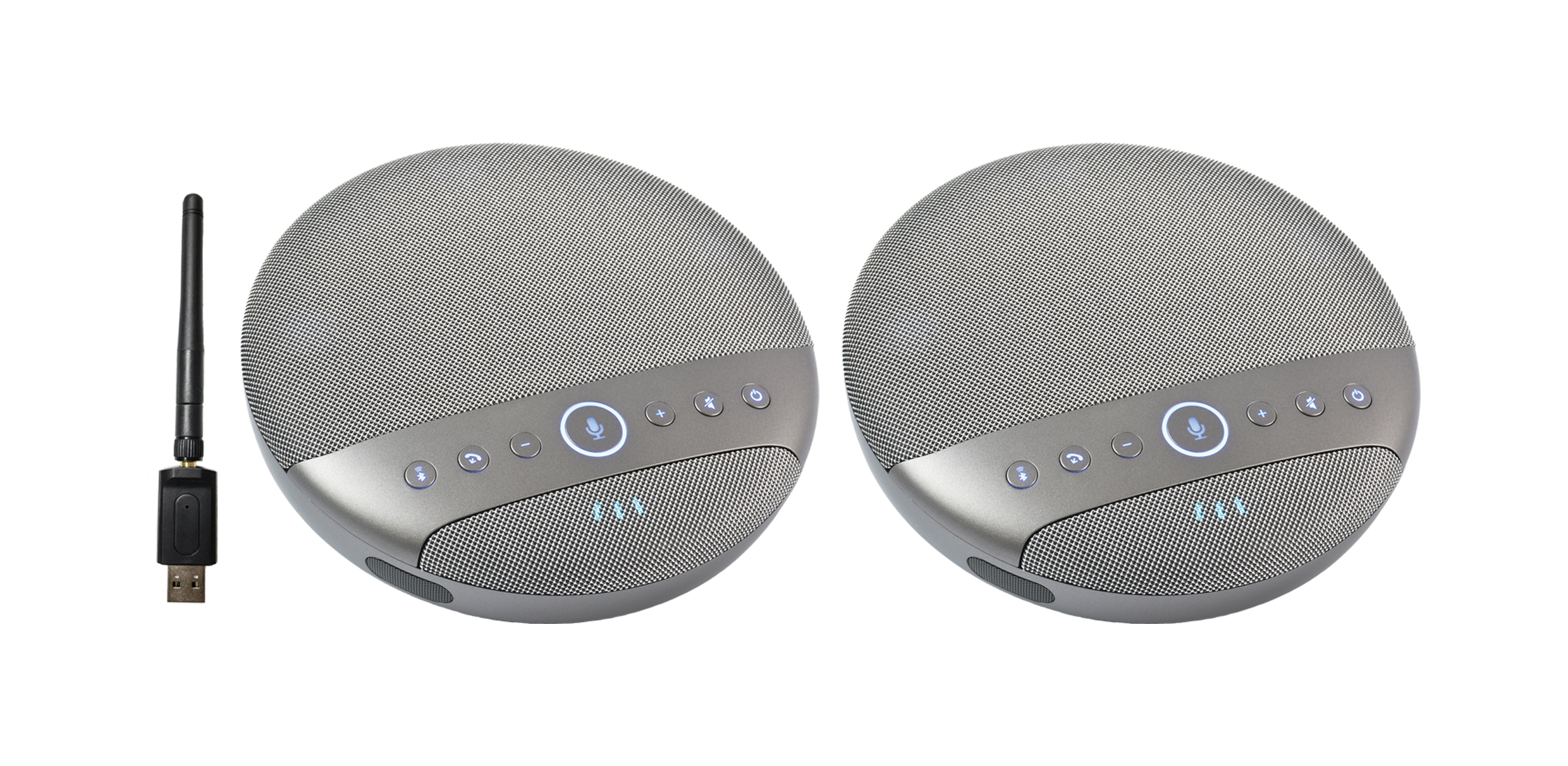 Wireless Cascadable Omnidirectional Microphone | 4-Array, 7m Pickup, 5200mAh
